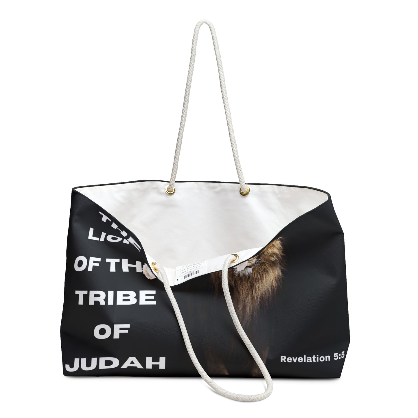 Tote Bag: Revelation 5:5 Design