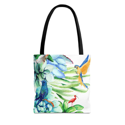 Tote Bag: Tropical Birds Design