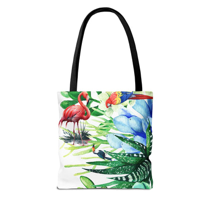 Tote Bag: Tropical Birds Design