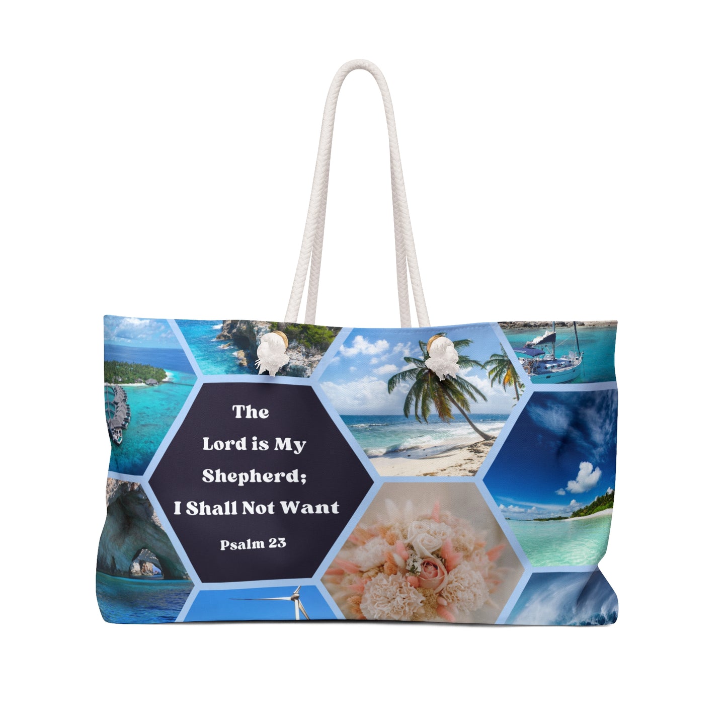 Tote Bag: Psalm 23 Design