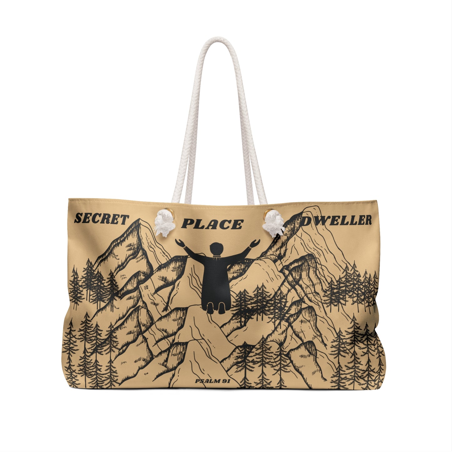 Tote Bag: Psalm 91 Design