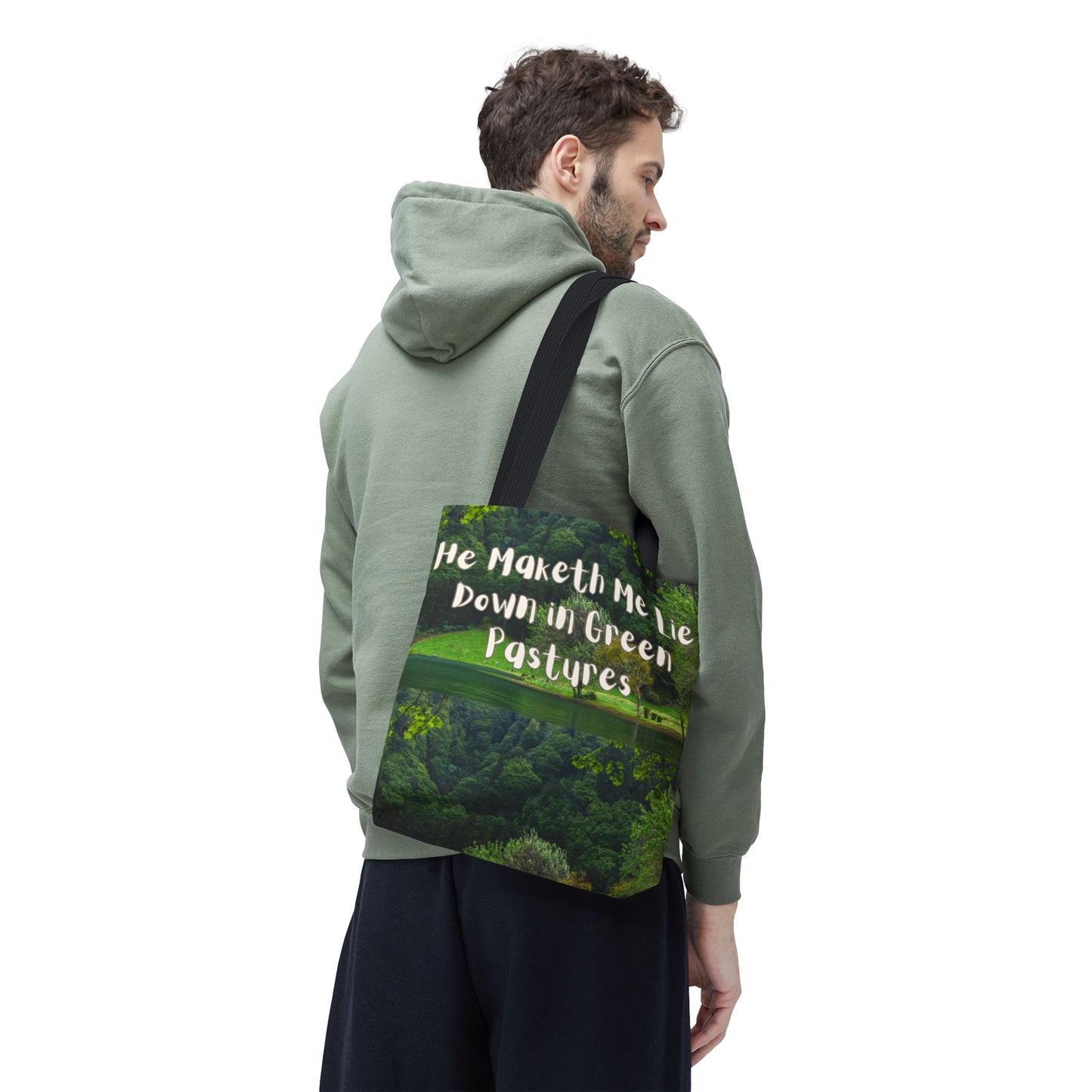 Tote Bag: Psalm 23 Design