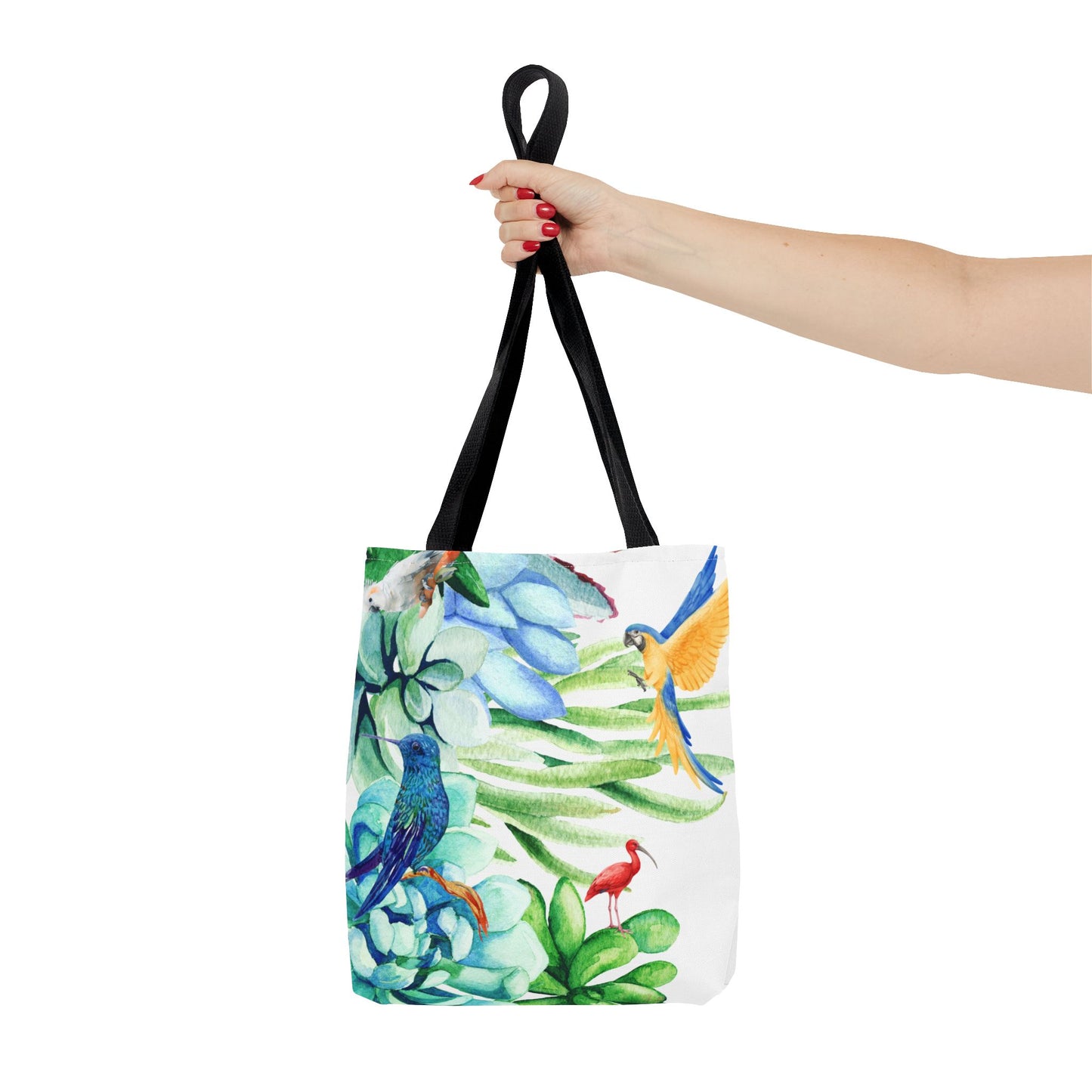 Tote Bag: Tropical Birds Design