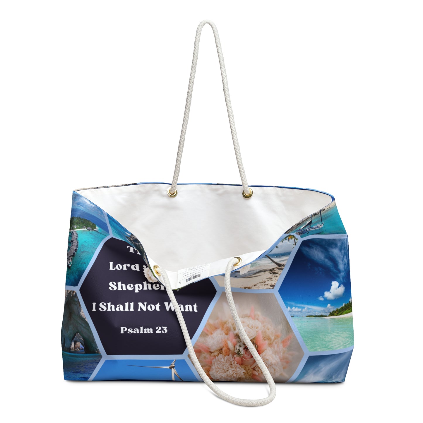 Tote Bag: Psalm 23 Design